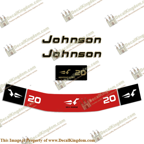 Johnson 1972 20hp Decals