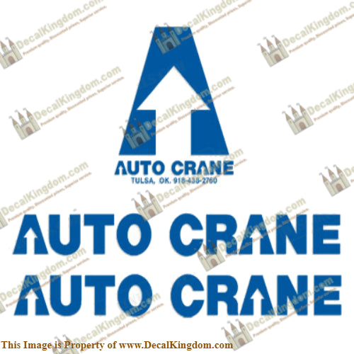 Auto Crane Decal Kit
