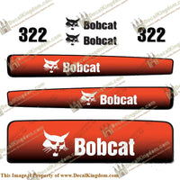 Bobcat 322 Mini Excavator Decal Replacement Kit