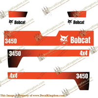 Bobcat 3450 4x4 Utility Vehicle Replacement Decals 2010