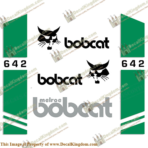 Bobcat 642 Skid Steer Decal Kit
