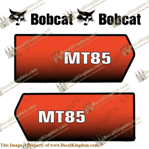 Bobcat MT85 Mini Skid Steer Decal Replacement Kit
