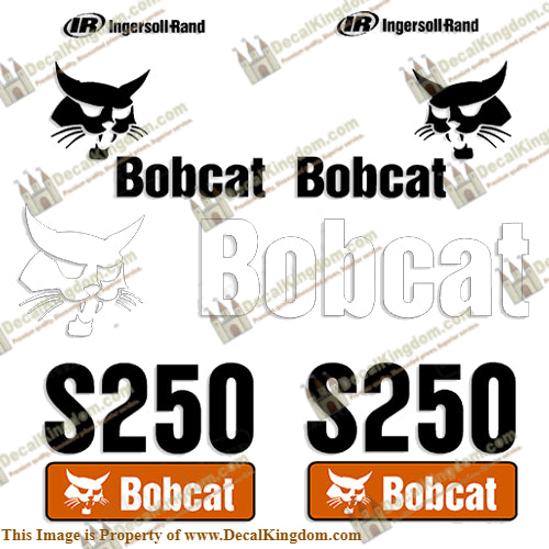 Bobcat S250 Decal Kit