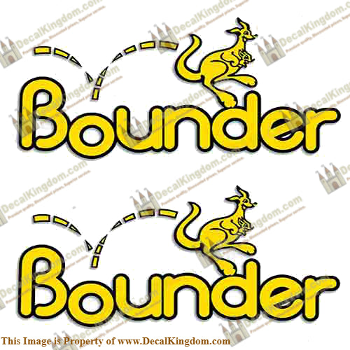 Bounder RV Decals (Set of 2)