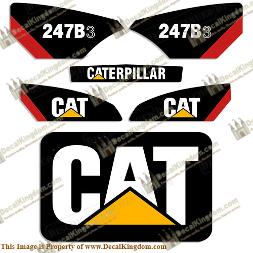 Caterpillar 247B-3 Decal Kit