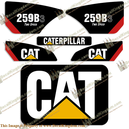 Caterpillar 259B-3 Decal Kit