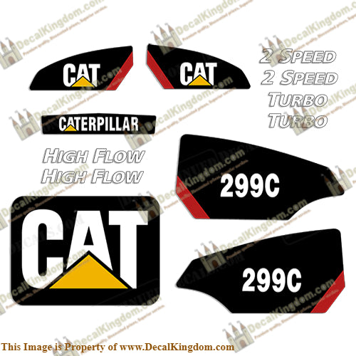 Caterpillar 299C Decal Kit