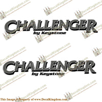 Challenger by Keystone RV Decals (Set of 2) - Style 1