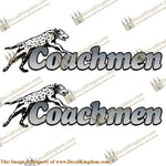 Coachmen RV Motorhome Decals (Set of 2) - Grey
