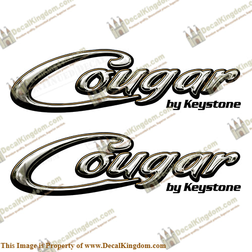 Cougar by Keystone RV Decals (Set of 2)