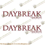 Daybreak by Damon RV Decals (Set of 2) - Any Color!