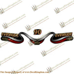 Evinrude 115 Decal Kit - Red - Boat Decals from DecalKingdomoutboard decal Evinrude 115 Decal Kit - Red vintage decals. Outboard engine graphics.