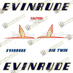 Evinrude 1954 25hp Decal Kit - Boat Decals from DecalKingdomoutboard decal Evinrude 1954 25hp Decal Kit vintage decals. Outboard engine graphics.