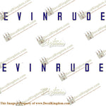 Evinrude 1958 35hp Decal Kit - Boat Decals from DecalKingdomoutboard decal Evinrude 1958 35hp Decal Kit vintage decals. Outboard engine graphics.