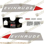 Evinrude 1965 5hp Decal Kit - Boat Decals from DecalKingdomoutboard decal Evinrude 1965 5hp Decal Kit vintage decals. Outboard engine graphics.