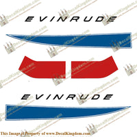 Evinrude 1968 40hp Decal Kit - Boat Decals from DecalKingdomoutboard decal Evinrude 1968 40hp Decal Kit vintage decals. Outboard engine graphics.
