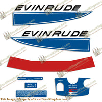Evinrude 1968 6hp Decal Kit - Boat Decals from DecalKingdomoutboard decal Evinrude 1968 6hp Decal Kit vintage decals. Outboard engine graphics.