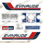 Evinrude 1972 4hp Decals - Boat Decals from DecalKingdomoutboard decal Evinrude 1972 4hp Decals vintage decals. Outboard engine graphics.