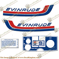 Evinrude 1972 9.5hp Decals - Boat Decals from DecalKingdomoutboard decal Evinrude 1972 9.5hp Decals vintage decals. Outboard engine graphics.