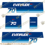 Evinrude 1979 70hp Decal Kit - Boat Decals from DecalKingdomoutboard decal Evinrude 1979 70hp Decal Kit vintage decals. Outboard engine graphics.
