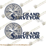 Grand Surveyor by Forest River RV Decals (Set of 2)