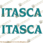 Itasca RV Decals (Set of 2) - Teal