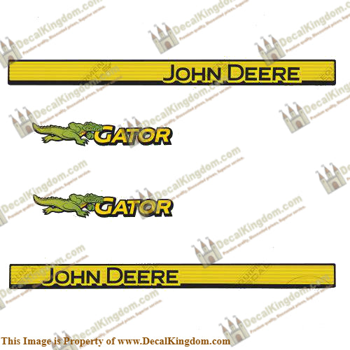 John Deere Gator Utility Vehicle Side Stripes Decal Kit