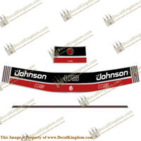 Johnson 115hp V4 Sea Horse Decals - Early 1990's - Boat Decals from DecalKingdomoutboard decal Johnson 115hp V4 Sea Horse Decals - Early 1990's vintage decals. Outboard engine graphics.