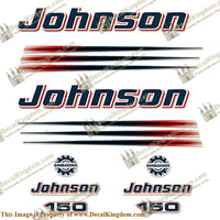 Johnson 150hp Decals 2002 - 2006 - Boat Decals from DecalKingdomoutboard decal Johnson 150hp Decals 2002 - 2006 vintage decals. Outboard engine graphics.