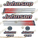 Johnson 175hp Decals (Blue Cowl) 2002 - 2006 - Boat Decals from DecalKingdomoutboard decal Johnson 175hp Decals (Blue Cowl) 2002 - 2006 vintage decals. Outboard engine graphics.