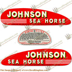 Johnson 1941 5hp Decals - Boat Decals from DecalKingdomoutboard decal Johnson 1941 5hp Decals vintage decals. Outboard engine graphics.