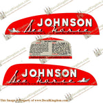 Johnson 1950 5hp Decals - Boat Decals from DecalKingdomoutboard decal Johnson 1950 5hp Decals vintage decals. Outboard engine graphics.
