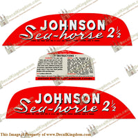 Johnson 1951 2.5hp Decals - Boat Decals from DecalKingdomoutboard decal Johnson 1951 2.5hp Decals vintage decals. Outboard engine graphics.