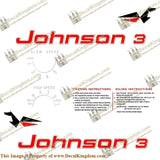 Johnson 1961 Outboard Decal Kit (Multiple Sizes Available)