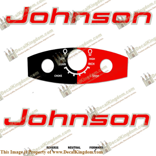 Johnson 1963 10hp Decals - Boat Decals from DecalKingdomoutboard decal Johnson 1963 10hp Decals vintage decals. Outboard engine graphics.