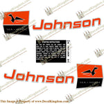 Johnson 1964 9.5hp Decals - Boat Decals from DecalKingdomoutboard decal Johnson 1964 9.5hp Decals vintage decals. Outboard engine graphics.