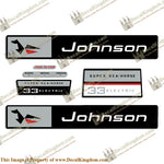 Johnson 1967 33hp Decals - Boat Decals from DecalKingdomoutboard decal Johnson 1967 33hp Decals vintage decals. Outboard engine graphics.