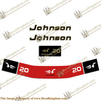 Johnson 1972 Outboard Decal Kit (Multiple Sizes Available)