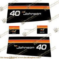 Johnson 1975 40hp - Electric Decals