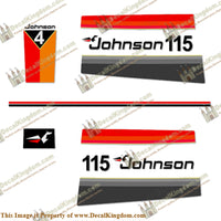 Johnson 1977 115hp Decals