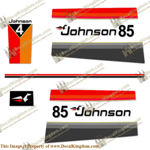 Johnson 1977 85hp Decals