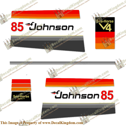 Johnson 1978 85hp Decals