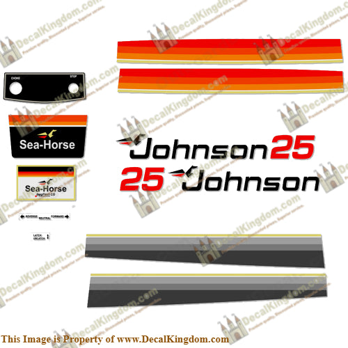 Johnson 1979 25hp Decals