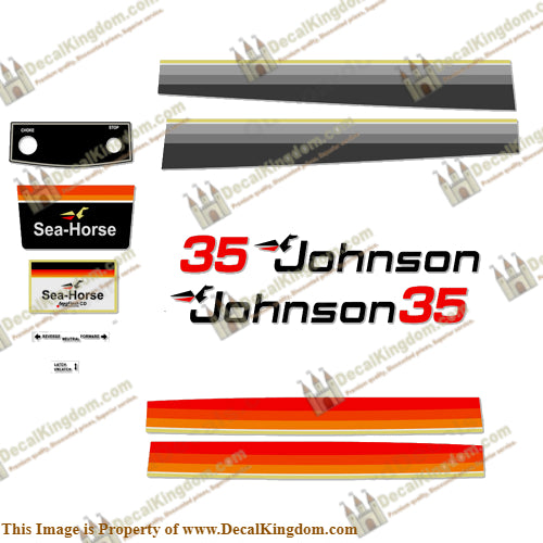 Johnson 1979 35hp Decals