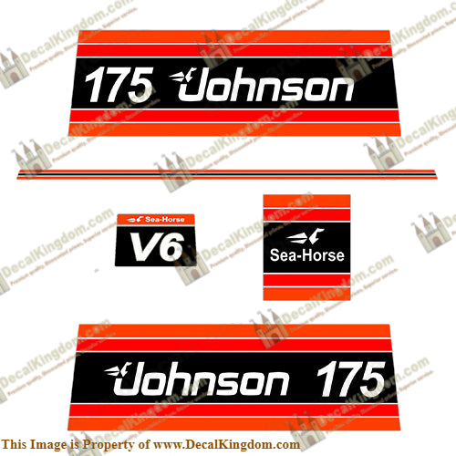 Johnson 1981 175hp Decals