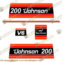 Johnson 1981 200hp V6 Decals