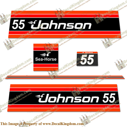 Johnson 1981 55hp Decals