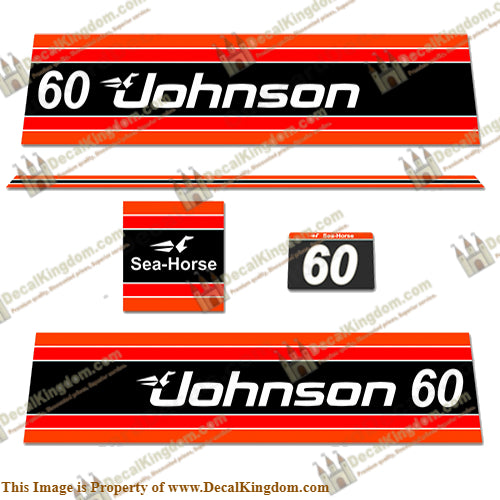 Johnson 1981 60hp Decals