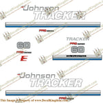 Johnson 1981 Tracker 60hp Decal Kit - Blue