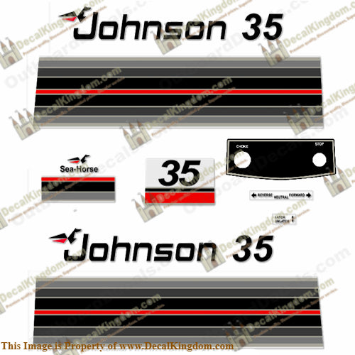 Johnson 1982 35hp Decals